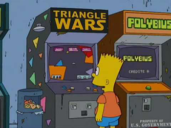 Polybius-Automat bei den Simpsons
