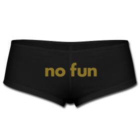 NO FUN Schlüppie gold