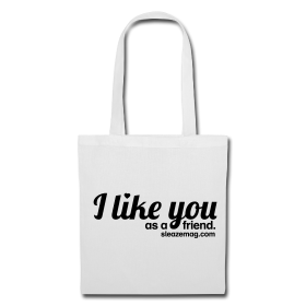 I like you Tasche weiß/schwarz