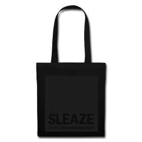 SLEAZE Tasche schwarz/schwarz Glitzer