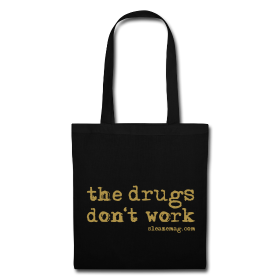The Drugs Don't Work Tasche Gitzer silberGitzer gold