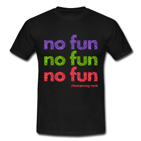 NO FUN T-Shirt schwarz Merch