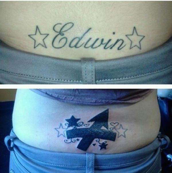20 Fragwürdige Tattoo Gurken und ihre fragwürdigen Coverups SLEAZEMAG