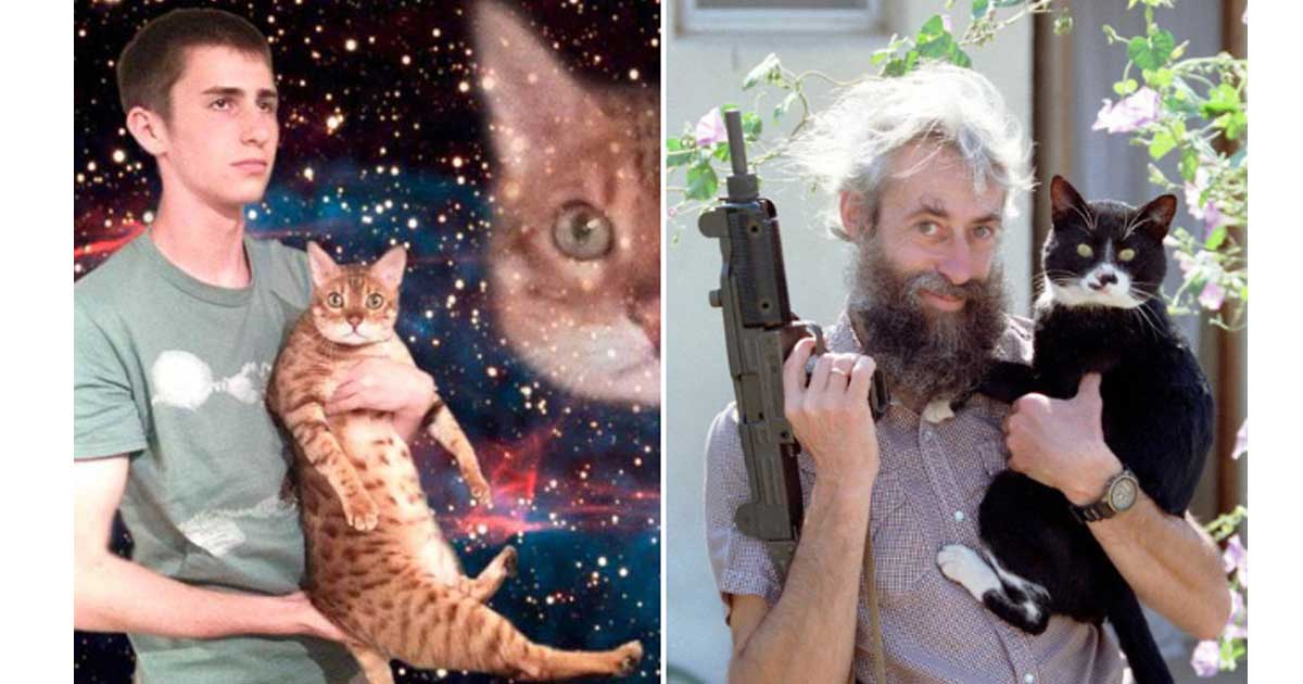 Single manner mit katzen