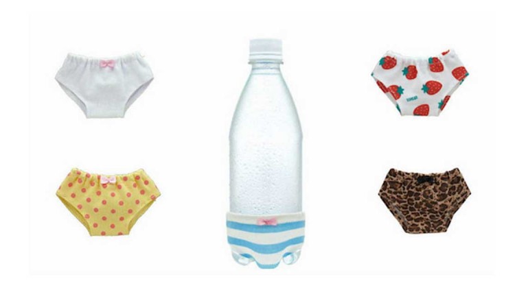 unterhosen für flaschen unterwäsche wasserflasche kondensation stoppen lustig