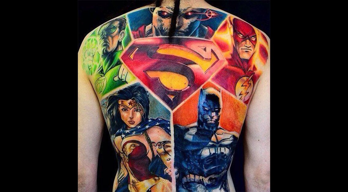 Superhelden-Tattoos