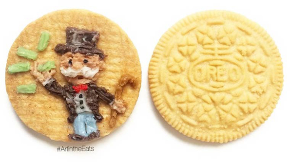 Kunst aus Oreo