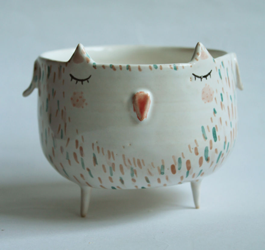 Marta Turowska Clay Opera Tierschüsseln aus Keramik
