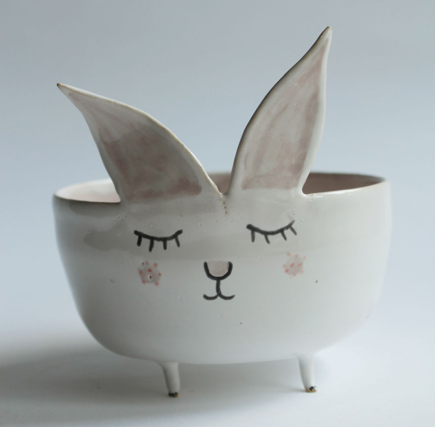 Marta Turowska Clay Opera Tierschüsseln aus Keramik 