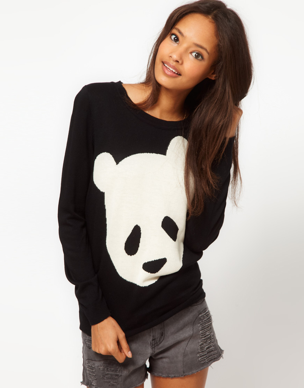 asos pulli mit pandabär geschenkideen für tierliebhaber