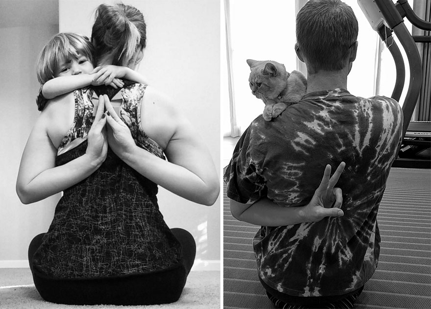 Single mann mit katze