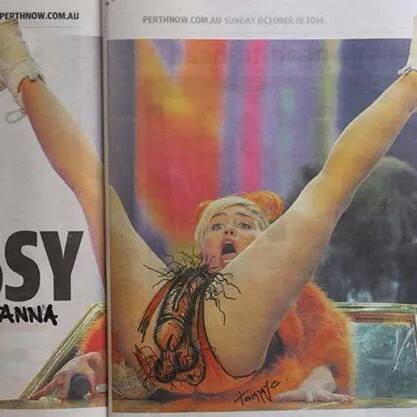 Miley Cyrus Penis Tagesnachrichten mit Penis