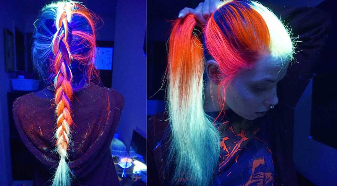 glow in the dark haarfarbe