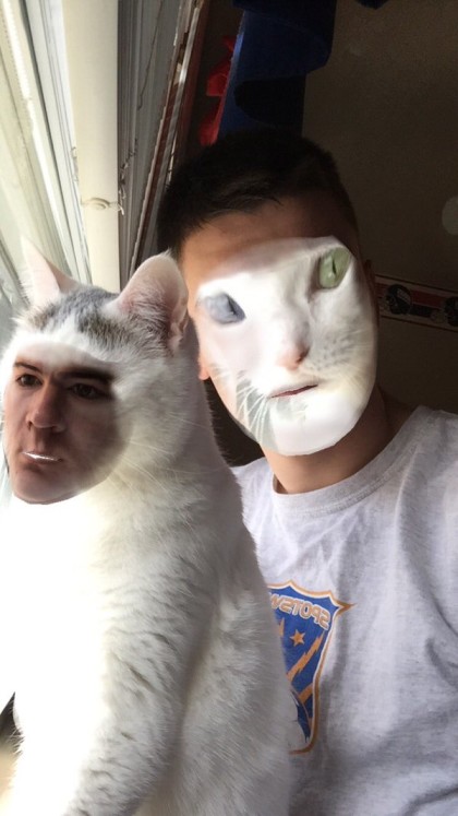 katze face swap snapchat