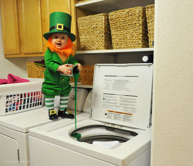 Kobold-Baby St. patrick's day lustig Alan Lawrence / That Dad Blog