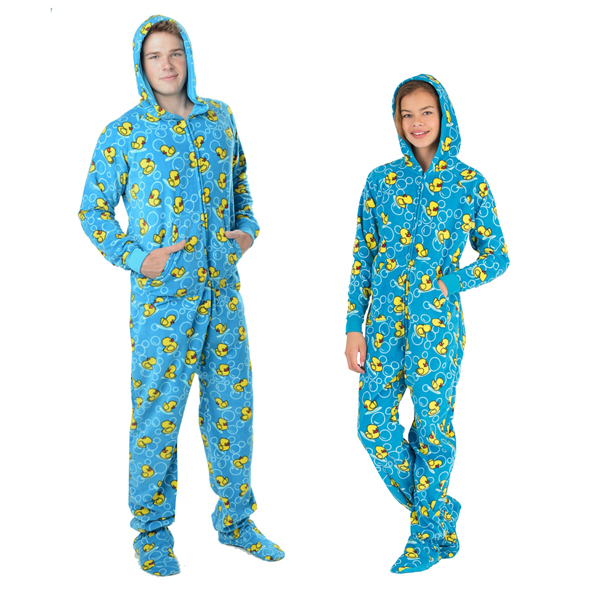 hooded-rubber-ducky-footie-pajamas