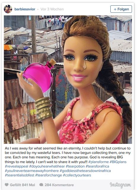Barbie hilft Kindern in Afrika
