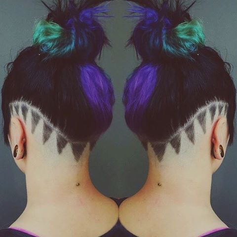 ideen für undercut tattoo