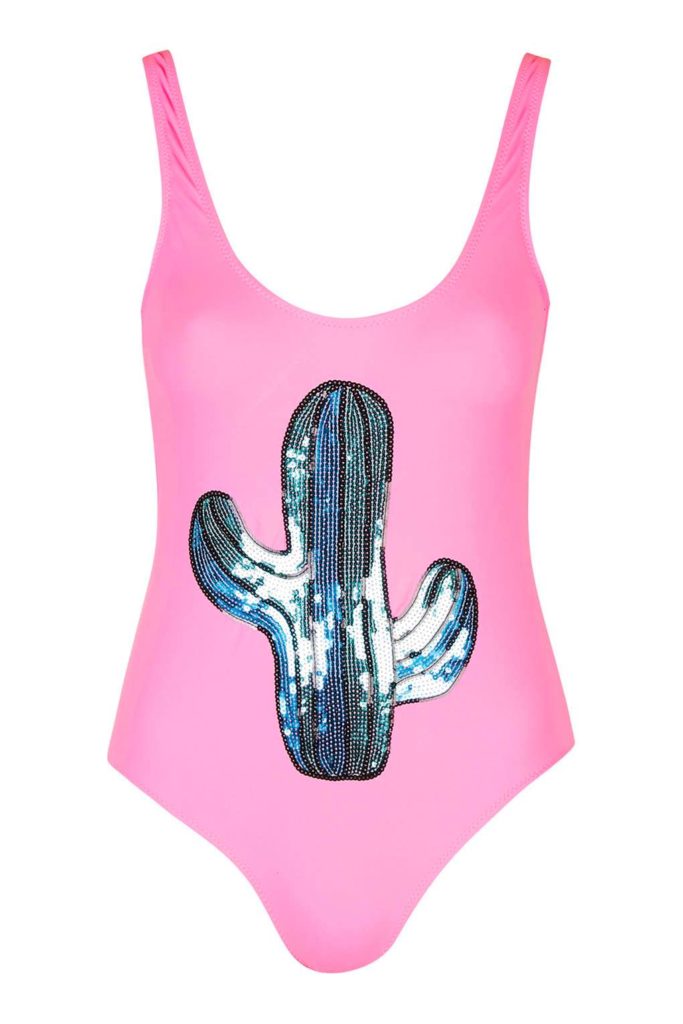 Accessoires für den perfekten Sommer badeanzug kaktus