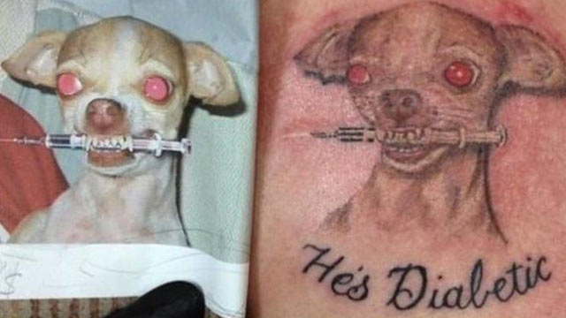 verrückter hund tattoo tattoos von haustieren