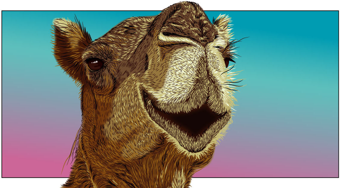 Gedicht mit Kamel