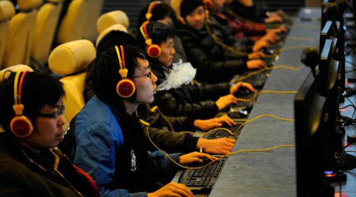 china cyber cafe onlinesucht