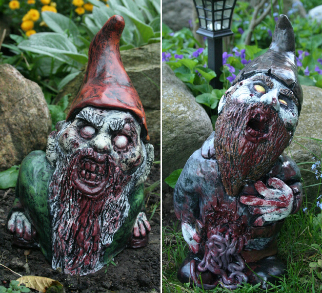 Zombie-Gartenzwerge