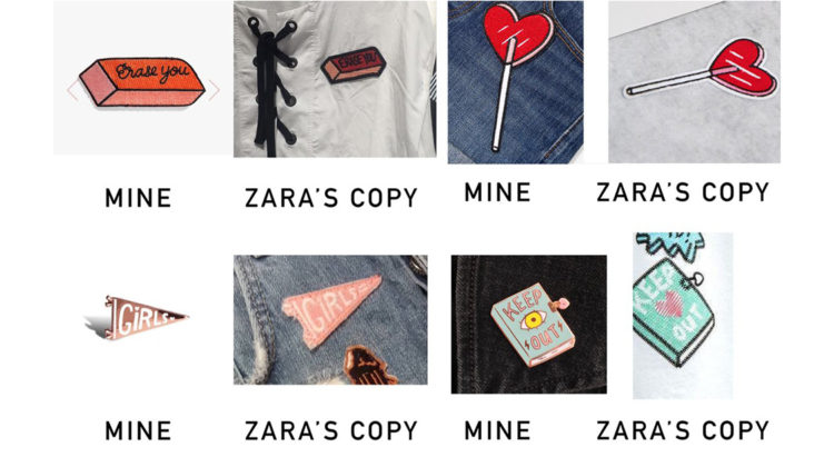 Zara klaut Designs