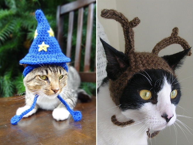 etsy i heartneedlework häkelhüte für haustiere