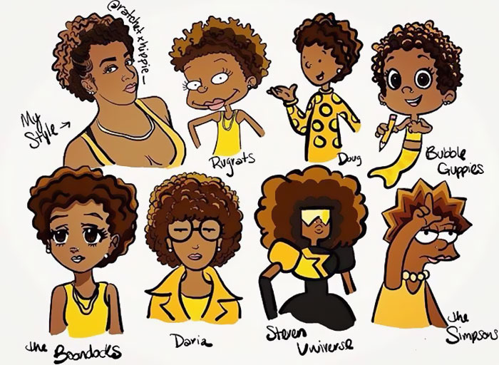 social media challenges cartoon styles