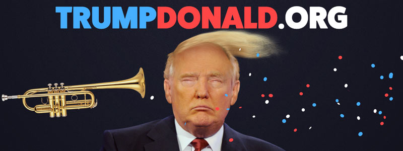 Donald Trump einen Blasen