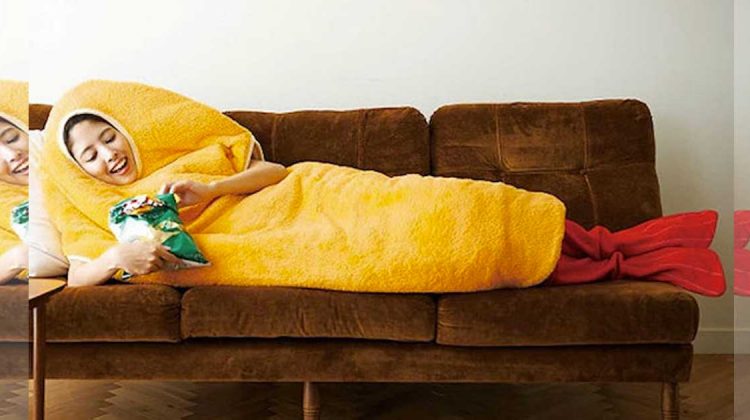 garnelen tempura schlafanzug schlafsack felissimo gadgets