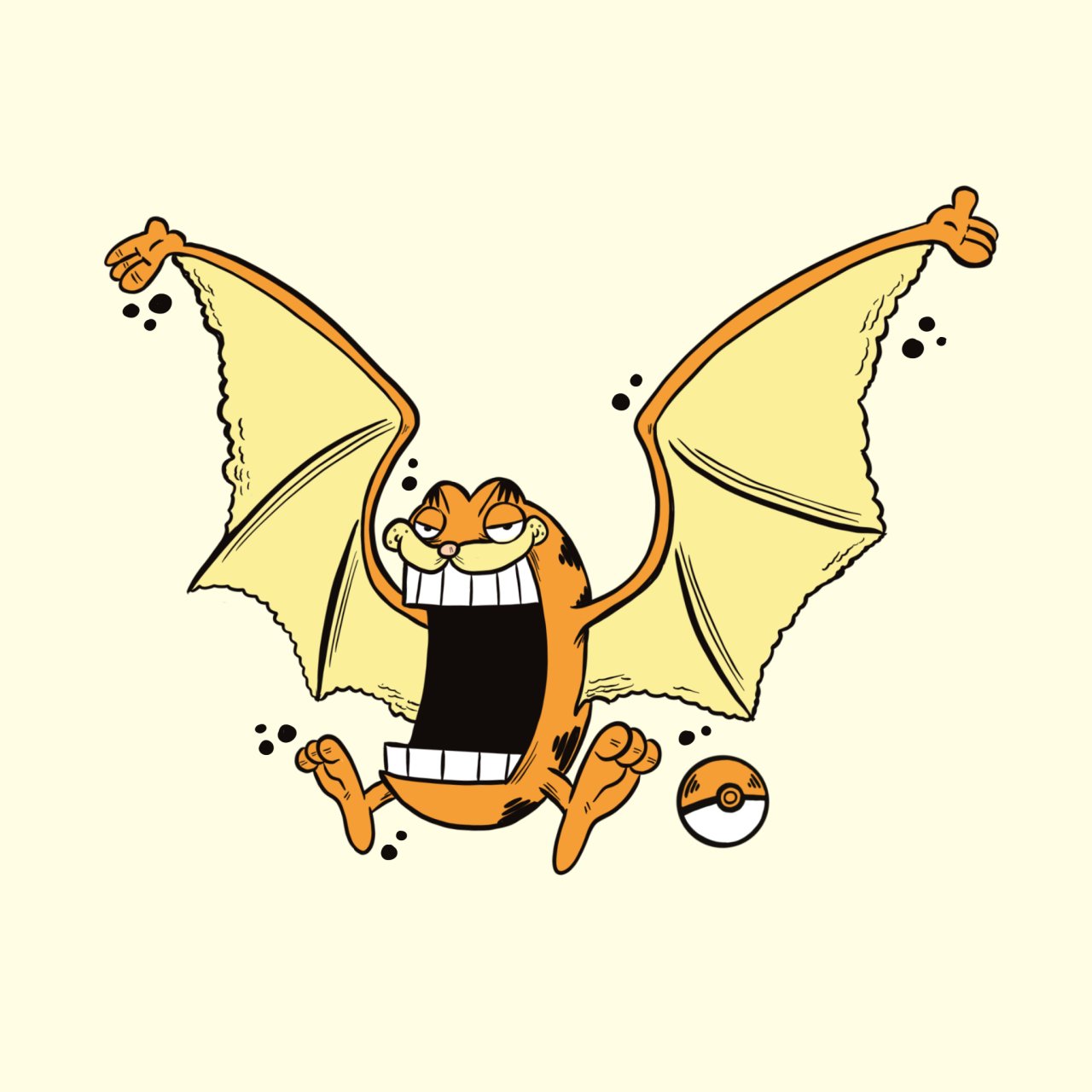 garfield als pokemon