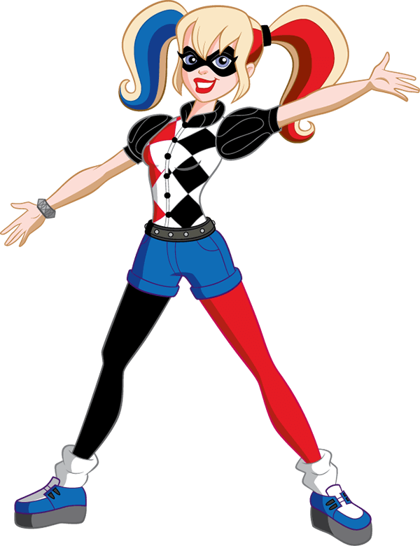Harley Quinn in der Serie DC Super Hero Girls.